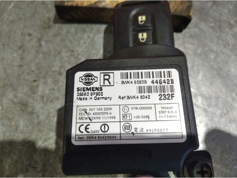 Recambio de conmutador de arranque para nissan almera (n16/e) acenta | 12.02 - 12.04 acenta | 12.02 - 12.04 referencia OEM IAM  