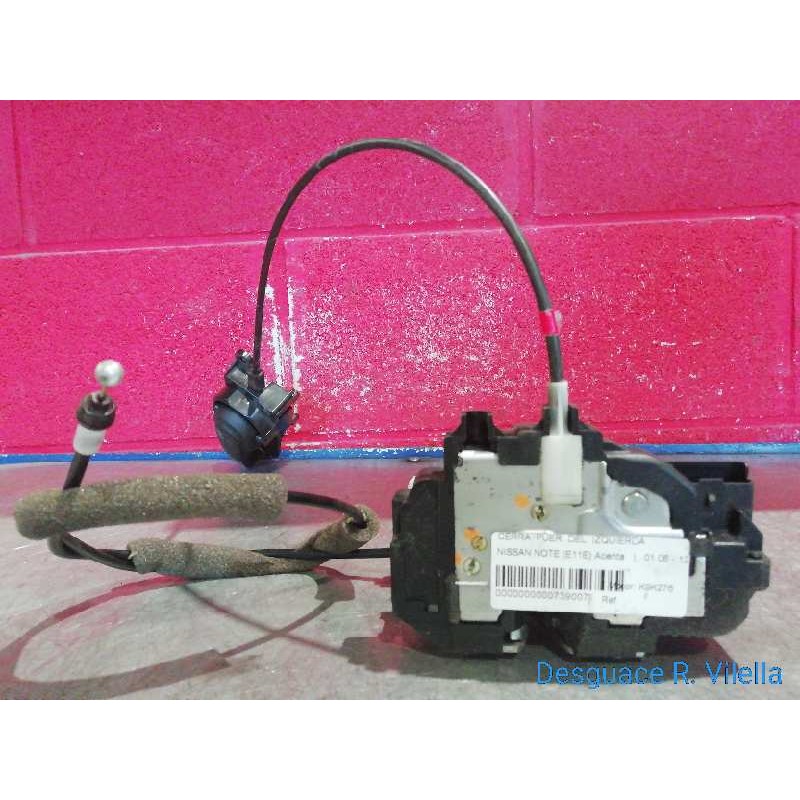 Recambio de cerra. puer. delantero izquierda para nissan note (e11e) acenta | 01.06 - 12.09 acenta | 01.06 - 12.09 referencia OE