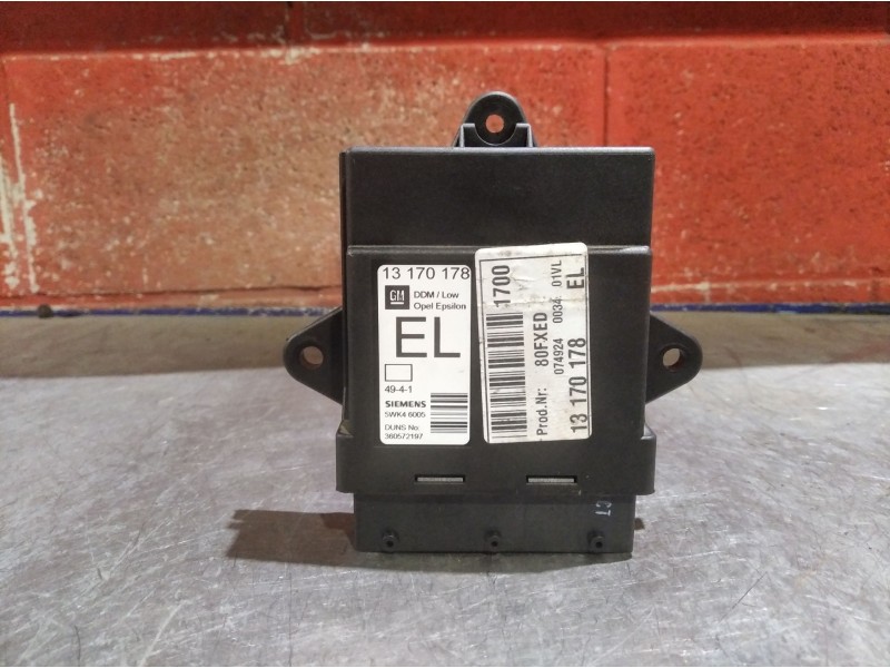 Recambio de centralita cierre para opel vectra c berlina comfort | 02.02 - 12.05 comfort | 02.02 - 12.05 referencia OEM IAM 1317