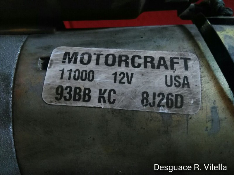 Recambio de motor arranque para ford cougar (mc) 2.5 v6 24v cat | 0.98 - 0.01 2.5 v6 24v cat | 0.98 - 0.01 referencia OEM IAM 93