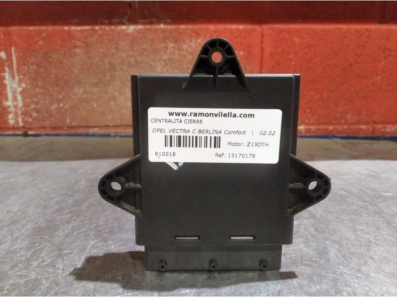 Recambio de centralita cierre para opel vectra c berlina comfort | 02.02 - 12.05 comfort | 02.02 - 12.05 referencia OEM IAM 1317