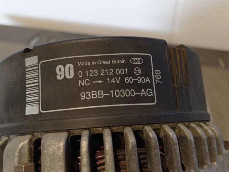 Recambio de alternador para ford mondeo berlina (gd)  | 0.97 - 0.01  | 0.97 - 0.01 referencia OEM IAM 93BB10300AG 0123212001 