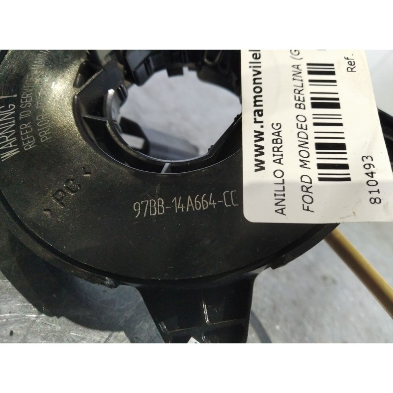 Recambio de anillo airbag para ford mondeo berlina (gd)  | 0.97 - 0.01  | 0.97 - 0.01 referencia OEM IAM 97BB14A664CC  
