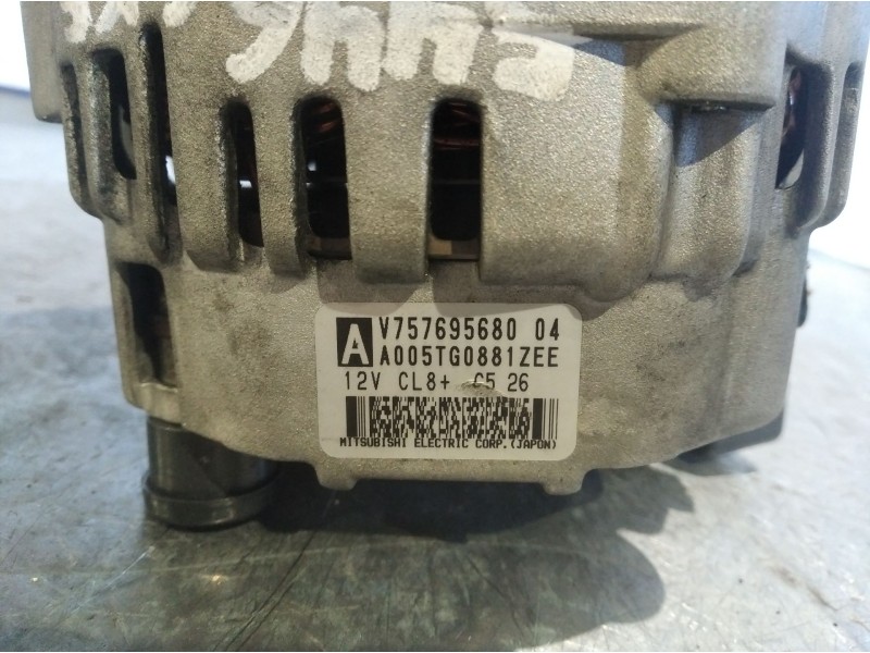 Recambio de alternador para peugeot 207 confort 1.4 vti 16v 95 referencia OEM IAM A005TG0881  