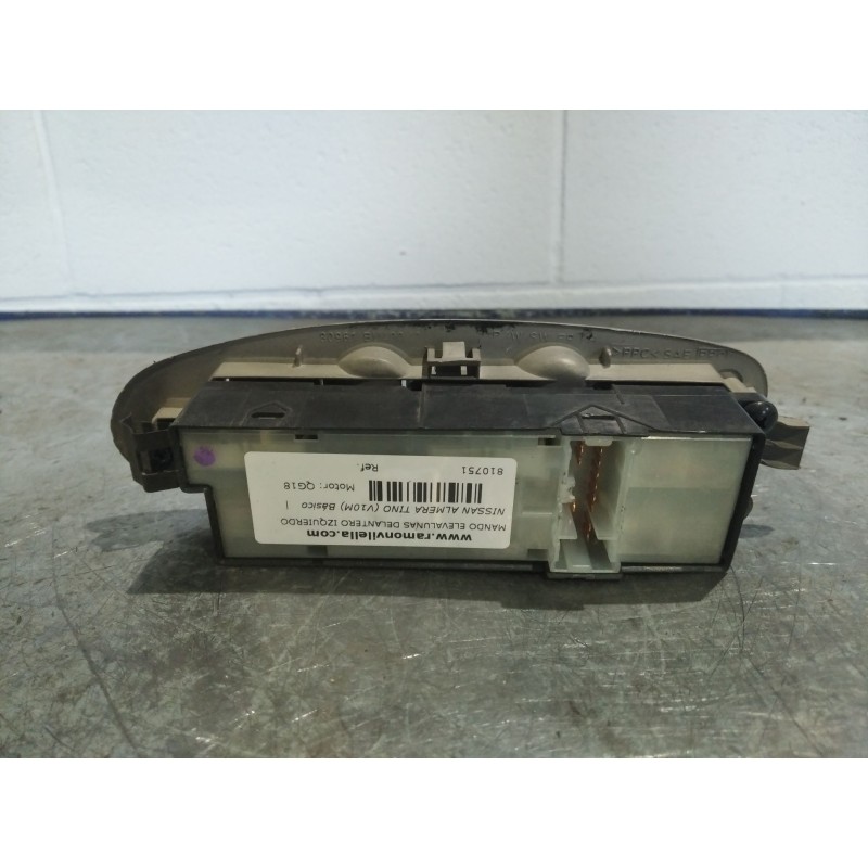 Recambio de mando elevalunas delantero izquierdo para nissan almera tino (v10m) básico | 0.00 - ... básico | 0.00 - ... referenc