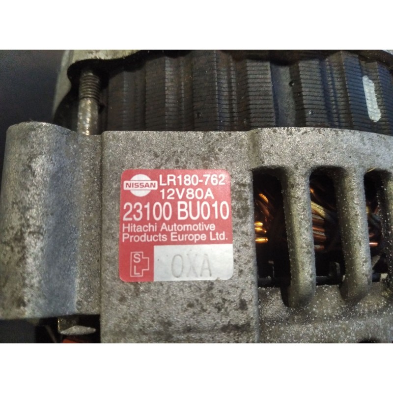 Recambio de alternador para nissan almera tino (v10m) básico | 0.00 - ... básico | 0.00 - ... referencia OEM IAM 23100BU010  
