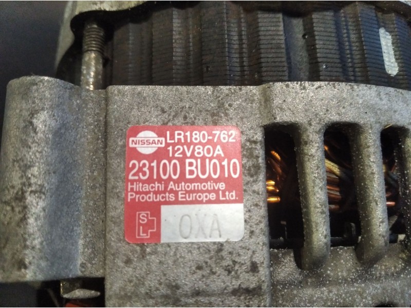 Recambio de alternador para nissan almera tino (v10m) básico | 0.00 - ... básico | 0.00 - ... referencia OEM IAM 23100BU010  