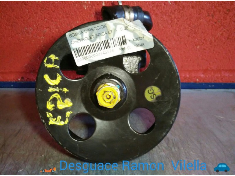 Recambio de bomba direccion para chevrolet epica lt | 0.06 - ... lt | 0.06 - ... referencia OEM IAM 95949748   Recambio de bomba direccion para chevrolet epica lt | 0.06 - ... lt | 0.06 - ... referencia OEM IAM 95949748