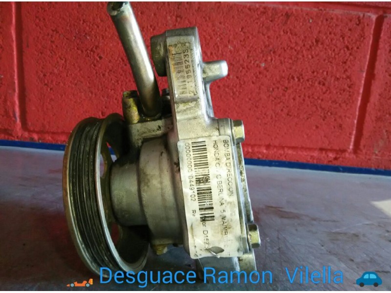 Recambio de bomba direccion para honda civic berlina .5 (ma/mb) 1.5 vtec-e (ma9) | 01.95 - 12.97 1.5 vtec-e (ma9) | 01.95 - 12.9
