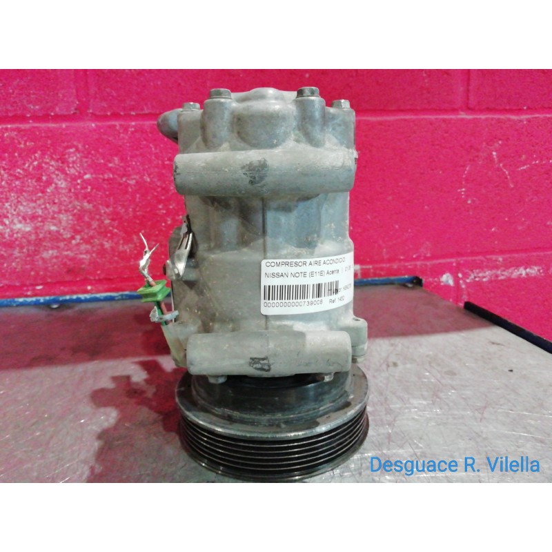 Recambio de compresor aire acondicio. para nissan note (e11e) acenta | 01.06 - 12.09 acenta | 01.06 - 12.09 referencia OEM IAM 1