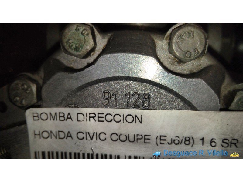 Recambio de bomba direccion para honda civic coupe (ej6/8) 1.6 sr (ej8) | 02.96 - 12.98 1.6 sr (ej8) | 02.96 - 12.98 referencia 