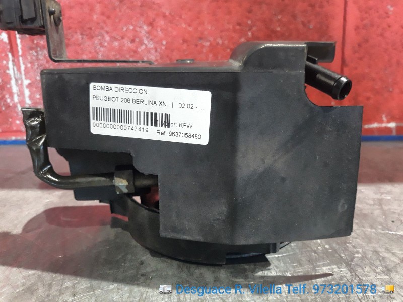Recambio de bomba direccion para peugeot 206 berlina xn | 02.02 - ... xn | 02.02 - ... referencia OEM IAM 9637058480 26079836QN 