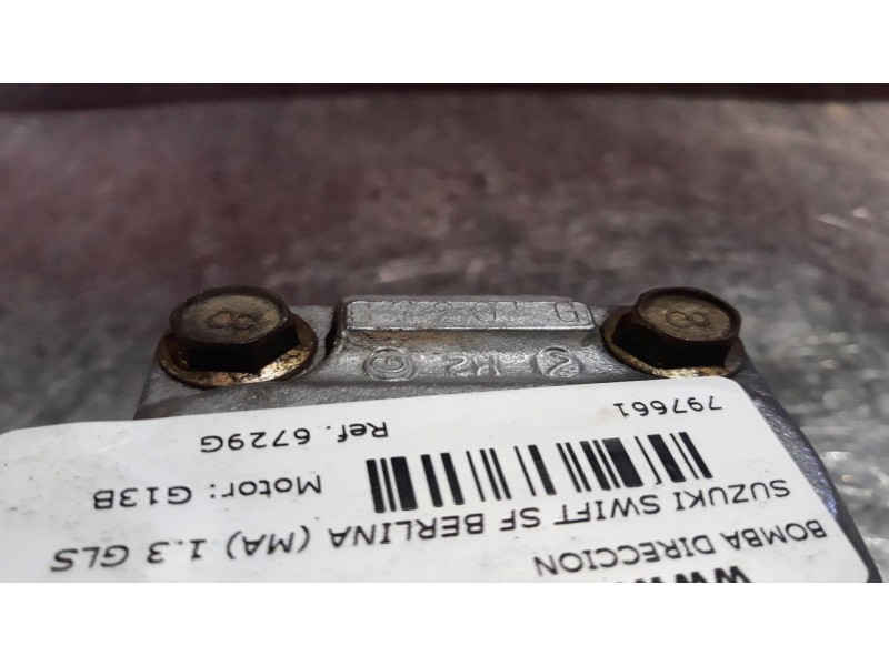 Recambio de bomba direccion para suzuki swift sf berlina (ma) 1.3 gls (3-ptas.) | 10.96 - 12.03 1.3 gls (3-ptas.) | 10.96 - 12.0