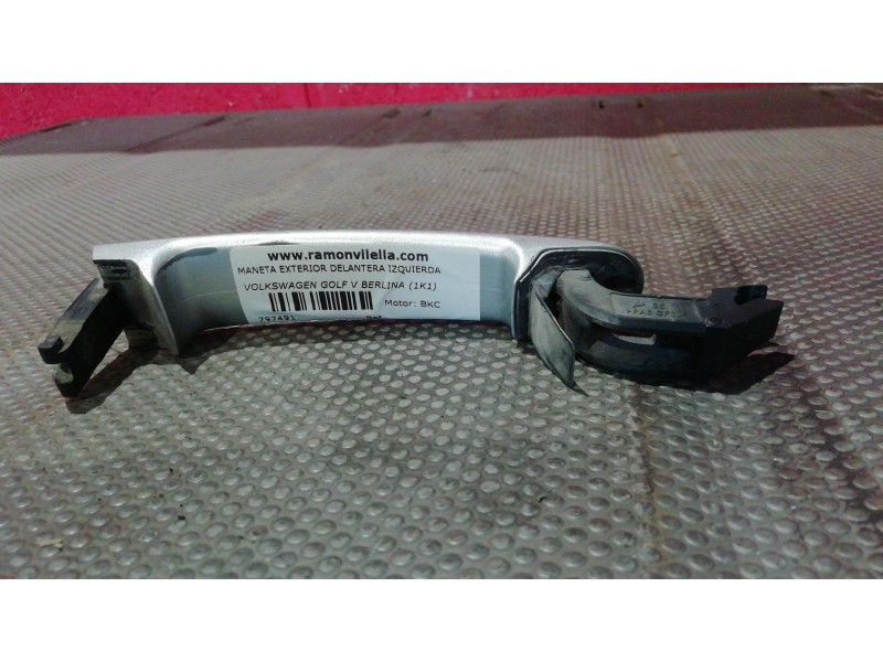 Recambio de maneta exterior delantera izquierda para volkswagen golf v berlina (1k1) highline | 10.03 - 12.08 highline | 10.03 -