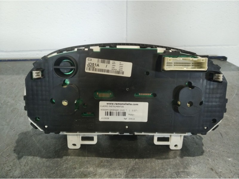 Recambio de cuadro instrumentos para nissan qashqai (j10)  | 0.07 - ...  | 0.07 - ... referencia OEM IAM JD51A   Recambio de cuadro instrumentos para nissan qashqai (j10)  | 0.07 - ...  | 0.07 - ... referencia OEM IAM JD51A