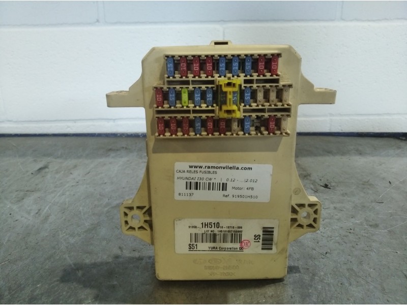 Recambio de caja reles fusibles para hyundai i30 cw  | 0.12 - ...  | 0.12 - ... referencia OEM IAM 919501H510  