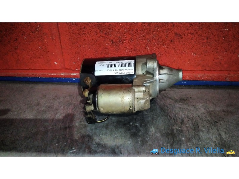 Recambio de motor arranque para hyundai getz (tb) 1.6 gls | 07.02 - 12.05 1.6 gls | 07.02 - 12.05 referencia OEM IAM 3610022855 