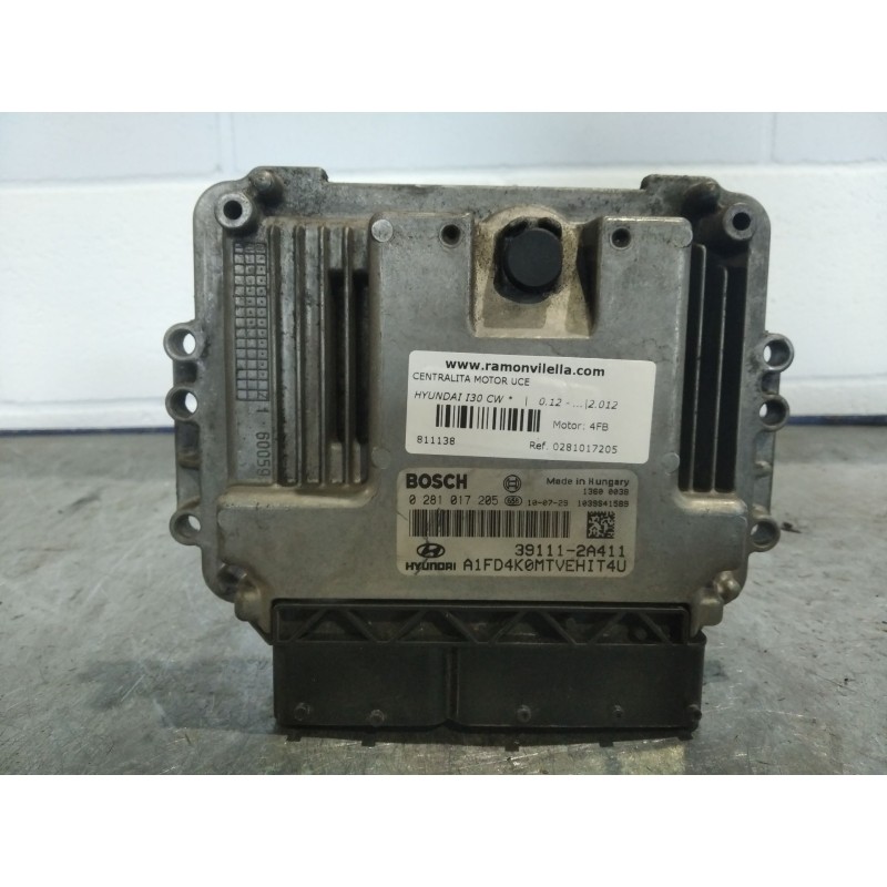 Recambio de centralita motor uce para hyundai i30 cw  | 0.12 - ...  | 0.12 - ... referencia OEM IAM 0281017205  