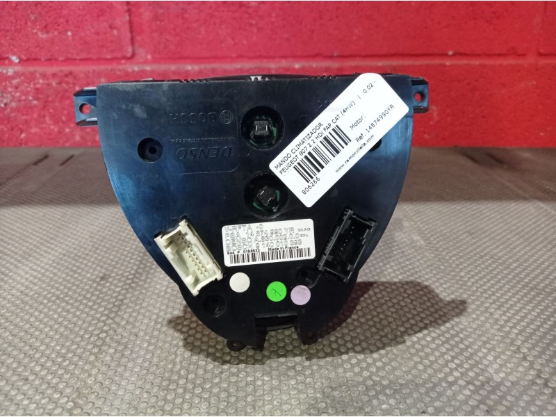 Recambio de mando climatizador para peugeot 807 2.2 hdi fap cat (4hw) | 0.02 - 0.08 2.2 hdi fap cat (4hw) | 0.02 - 0.08 referenc