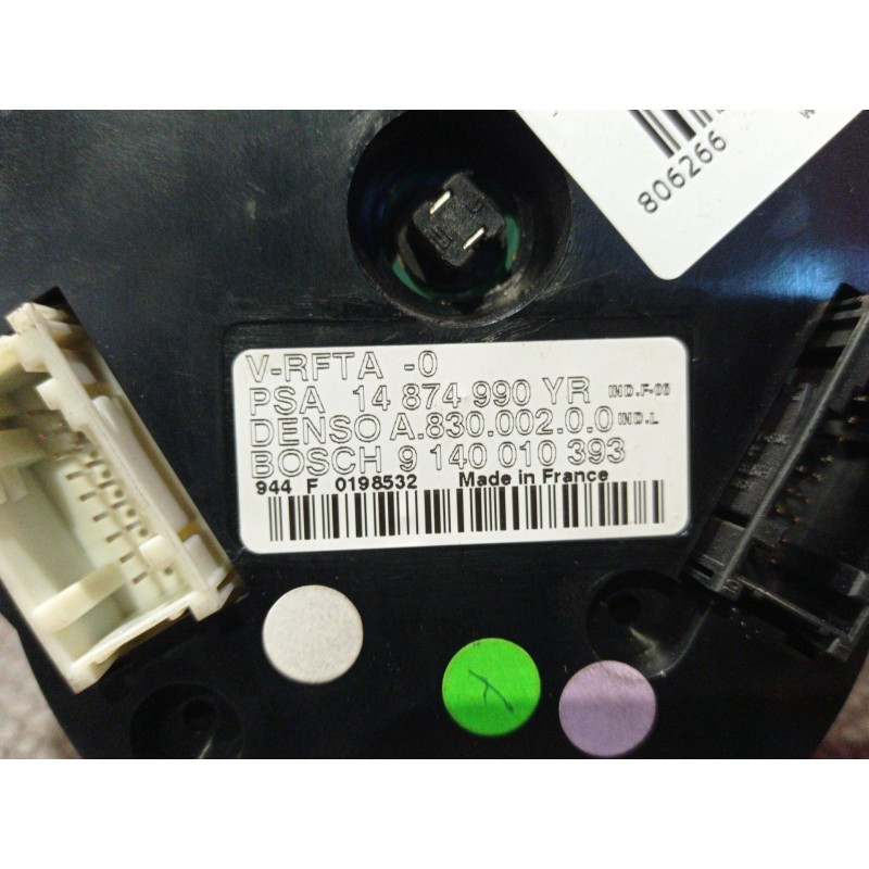 Recambio de mando climatizador para peugeot 807 2.2 hdi fap cat (4hw) | 0.02 - 0.08 2.2 hdi fap cat (4hw) | 0.02 - 0.08 referenc