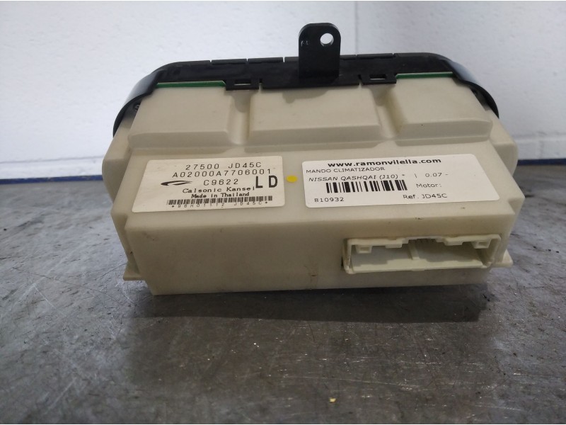 Recambio de mando climatizador para nissan qashqai (j10)  | 0.07 - ...  | 0.07 - ... referencia OEM IAM JD45C   Recambio de mando climatizador para nissan qashqai (j10)  | 0.07 - ...  | 0.07 - ... referencia OEM IAM JD45C