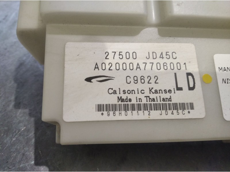 Recambio de mando climatizador para nissan qashqai (j10)  | 0.07 - ...  | 0.07 - ... referencia OEM IAM JD45C   Recambio de mando climatizador para nissan qashqai (j10)  | 0.07 - ...  | 0.07 - ... referencia OEM IAM JD45C