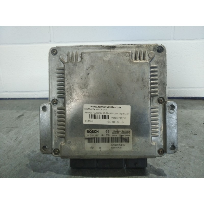 Recambio de centralita motor uce para renault laguna ii grandtour (kg0) 1.9 dci diesel | 0.01 - ... 1.9 dci diesel | 0.01 - ... 
