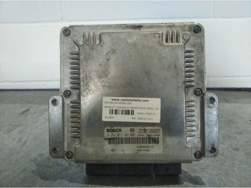 Recambio de centralita motor uce para renault laguna ii grandtour (kg0) 1.9 dci diesel | 0.01 - ... 1.9 dci diesel | 0.01 - ... 
