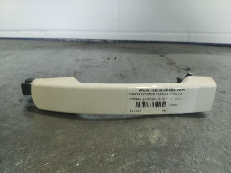 Recambio de maneta exterior trasera derecha para nissan qashqai (j10)  | 0.07 - ...  | 0.07 - ... referencia OEM IAM    Recambio de maneta exterior trasera derecha para nissan qashqai (j10)  | 0.07 - ...  | 0.07 - ... referencia OEM IAM