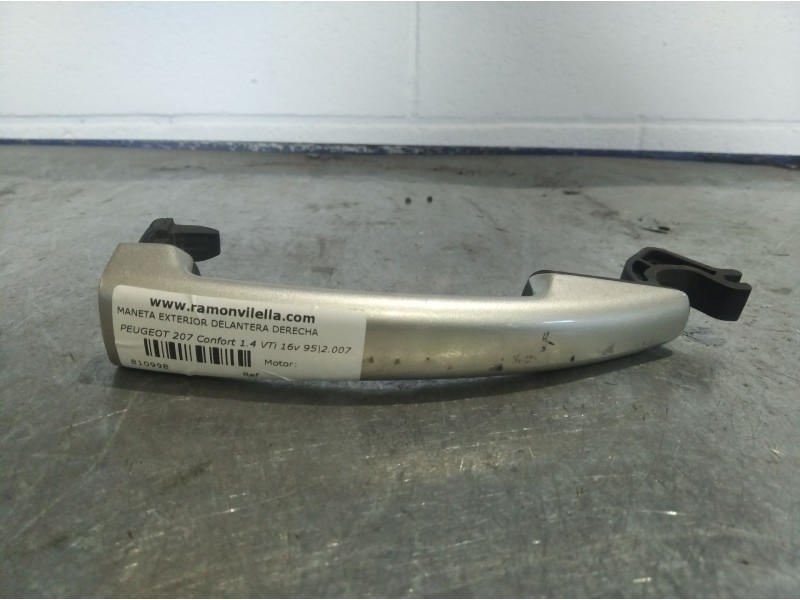 Recambio de maneta exterior delantera derecha para peugeot 207 confort 1.4 vti 16v 95 referencia OEM IAM   
