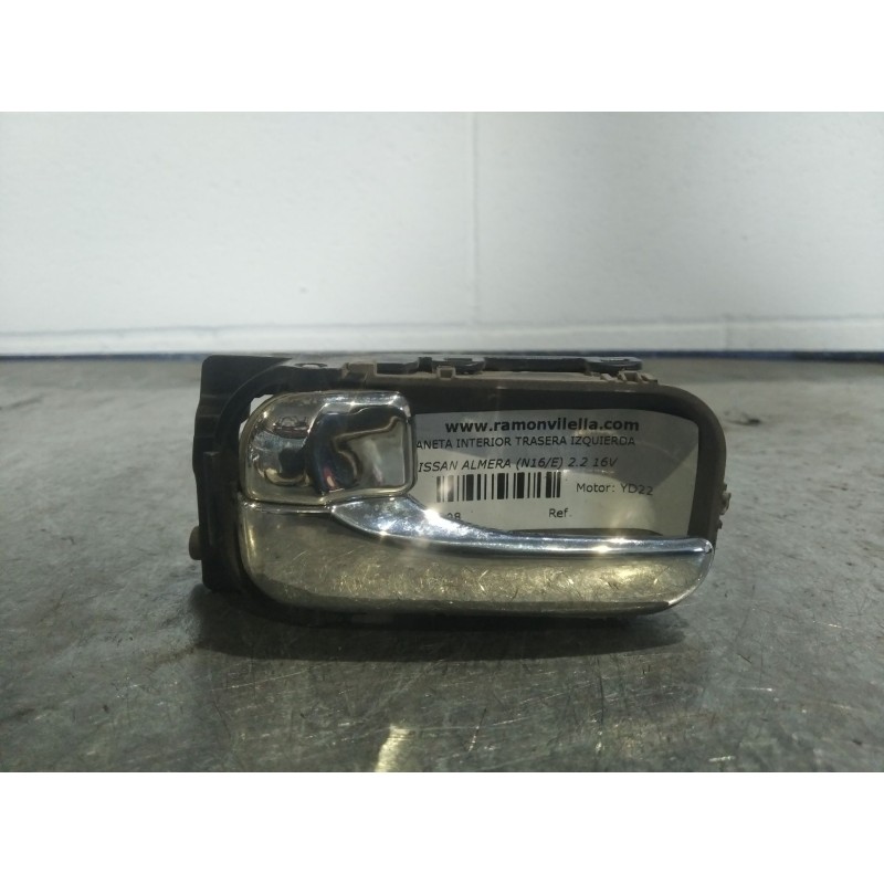 Recambio de maneta interior trasera izquierda para nissan almera (n16/e) 2.2 16v turbodiesel cat | 0.00 - ... 2.2 16v turbodiese
