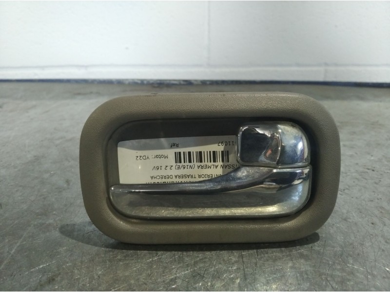 Recambio de maneta interior trasera derecha para nissan almera (n16/e) 2.2 16v turbodiesel cat | 0.00 - ... 2.2 16v turbodiesel 