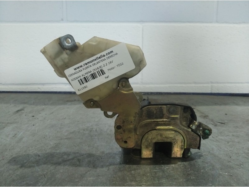 Recambio de cerradura puerta delantera derecha para nissan almera (n16/e) 2.2 16v turbodiesel cat | 0.00 - ... 2.2 16v turbodies