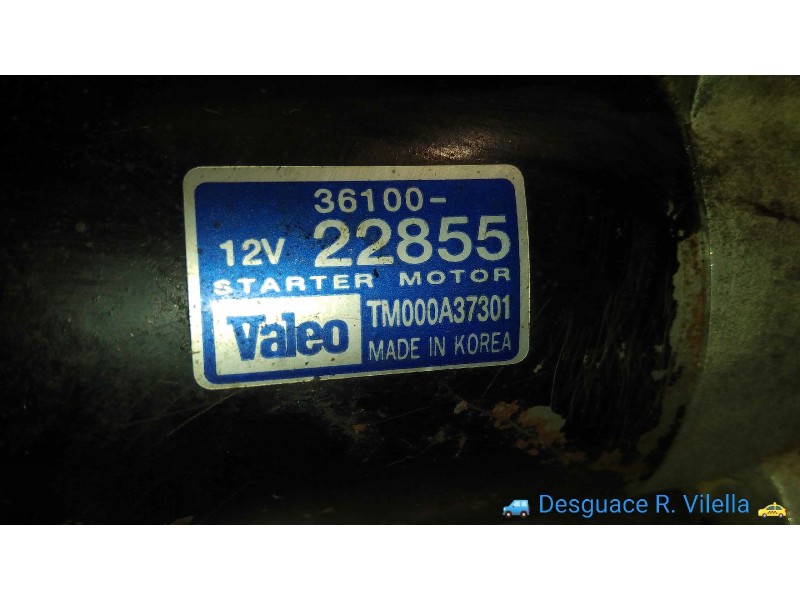 Recambio de motor arranque para hyundai getz (tb) 1.6 gls | 07.02 - 12.05 1.6 gls | 07.02 - 12.05 referencia OEM IAM 3610022855 