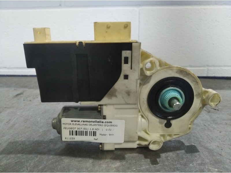 Recambio de motor elevalunas delantero izquierdo para peugeot 307 (s1) 1.6 hdi | 0.01 - 0.05 1.6 hdi | 0.01 - 0.05 referencia OE