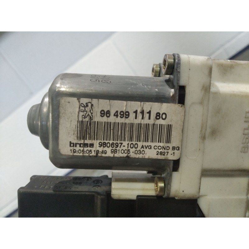 Recambio de motor elevalunas delantero izquierdo para peugeot 307 (s1) 1.6 hdi | 0.01 - 0.05 1.6 hdi | 0.01 - 0.05 referencia OE