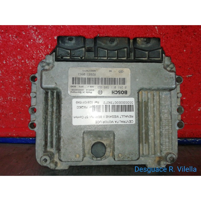 Recambio de centralita motor uce para renault megane ii berlina 5p confort authentique | 07.02 - 12.05 confort authentique | 07.