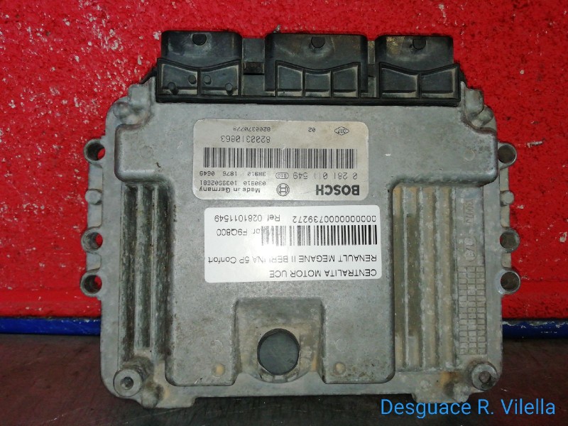 Recambio de centralita motor uce para renault megane ii berlina 5p confort authentique | 07.02 - 12.05 confort authentique | 07.