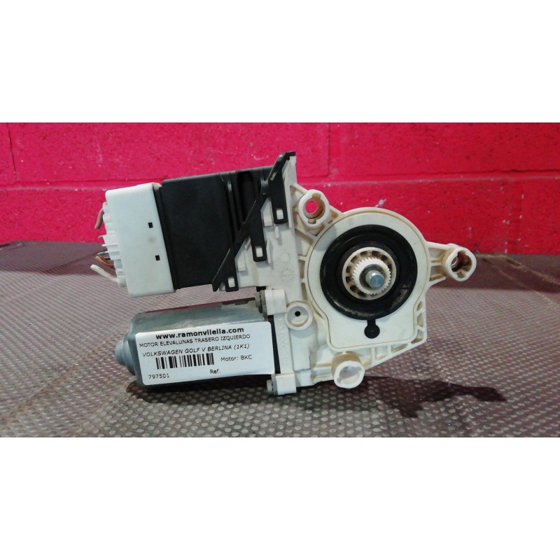 Recambio de motor elevalunas trasero izquierdo para volkswagen golf v berlina (1k1) highline | 10.03 - 12.08 highline | 10.03 - 