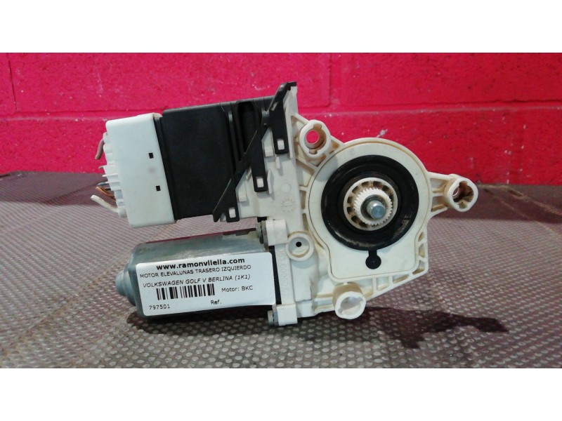 Recambio de motor elevalunas trasero izquierdo para volkswagen golf v berlina (1k1) highline | 10.03 - 12.08 highline | 10.03 - 