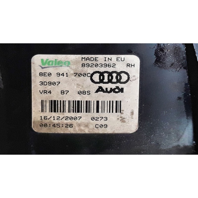 Recambio de faro antiniebla derecho para audi a4 avant (8e) 2.0 tdi | 11.04 - 12.08 2.0 tdi | 11.04 - 12.08 referencia OEM IAM 8
