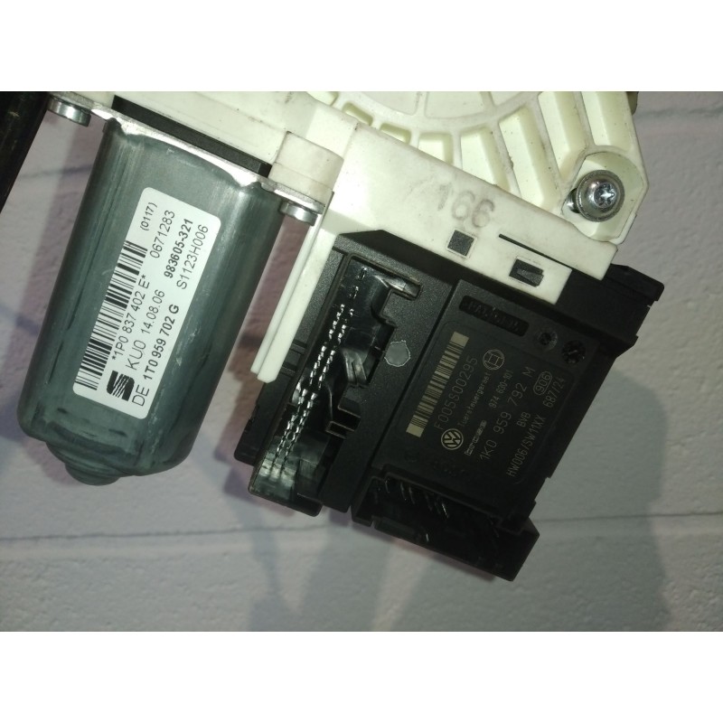 Recambio de elevalunas delantero derecho para seat leon (1p1) stylance / style | 05.05 - 12.10 stylance / style | 05.05 - 12.10 