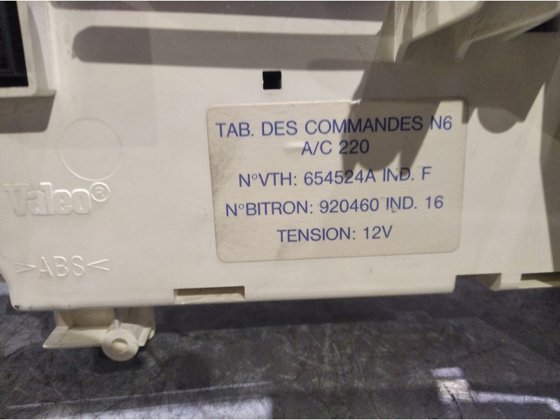 Recambio de mando calefaccion aire acondicionado para citroen xsara 1.9 td lx referencia OEM IAM   