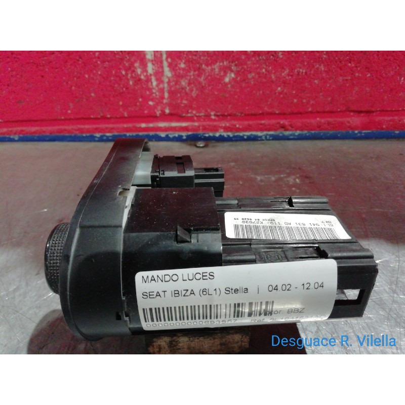 Recambio de mando luces para seat ibiza (6l1) stella | 04.02 - 12.04 stella | 04.02 - 12.04 referencia OEM IAM 6L1941531AD  