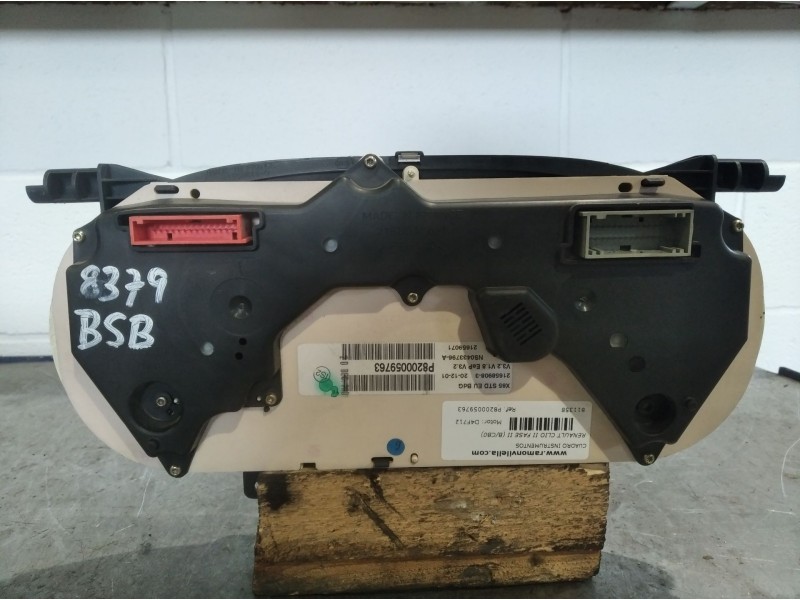 Recambio de cuadro instrumentos para renault clio ii fase ii (b/cb0) authentique | 0.01 - ... authentique | 0.01 - ... referenci