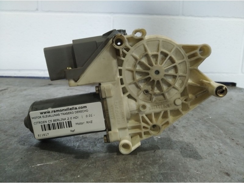 Recambio de motor elevalunas trasero derecho para citroen c5 berlina 2.0 hdi | 0.01 - 0.04 2.0 hdi | 0.01 - 0.04 referencia OEM 