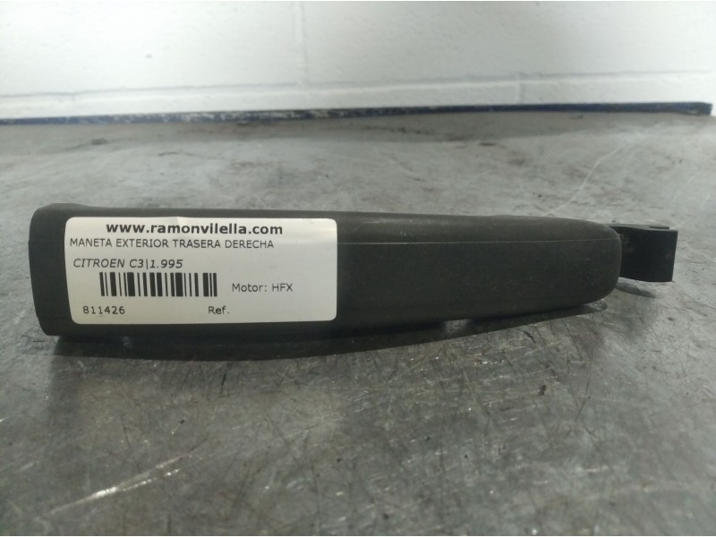 Recambio de maneta exterior trasera derecha para citroen c3 1.1 referencia OEM IAM   