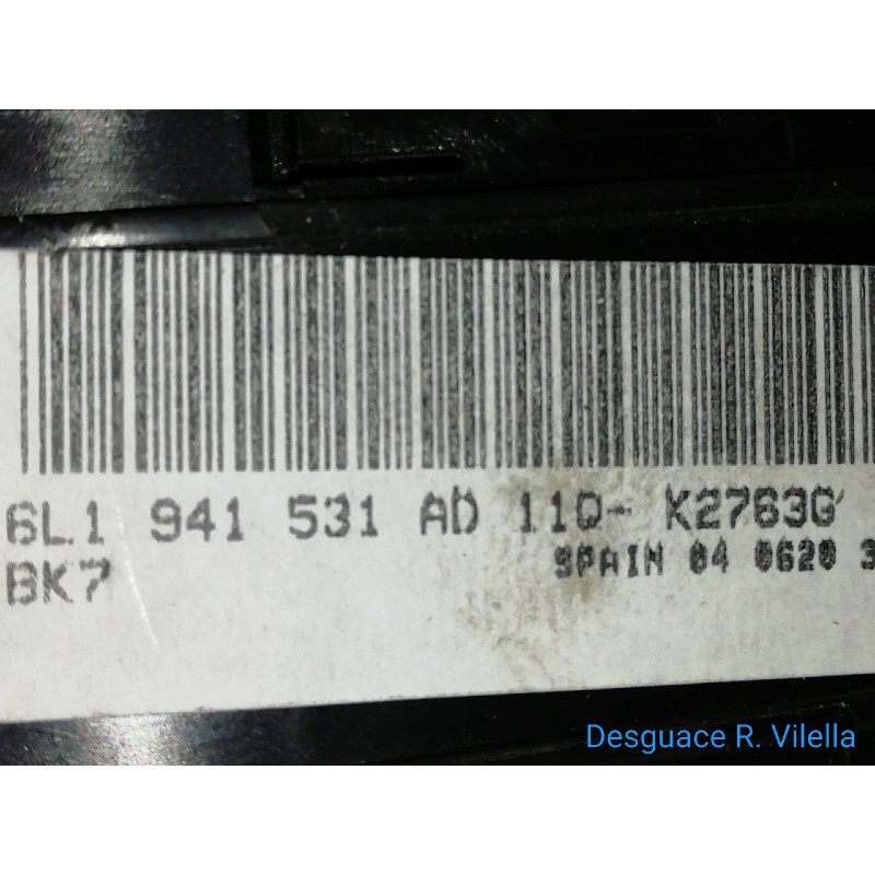 Recambio de mando luces para seat ibiza (6l1) stella | 04.02 - 12.04 stella | 04.02 - 12.04 referencia OEM IAM 6L1941531AD  