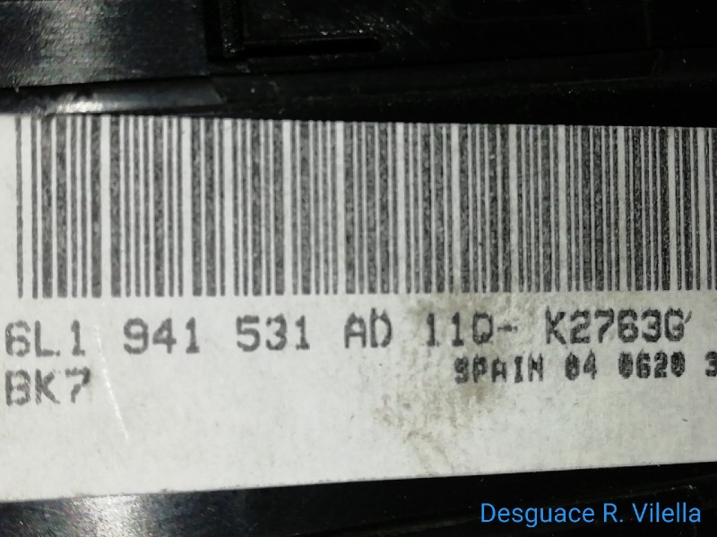 Recambio de mando luces para seat ibiza (6l1) stella | 04.02 - 12.04 stella | 04.02 - 12.04 referencia OEM IAM 6L1941531AD  
