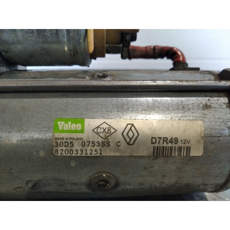 Recambio de motor arranque para renault scenic ii 1.9 dci diesel | 0.03 - ... 1.9 dci diesel | 0.03 - ... referencia OEM IAM D7R